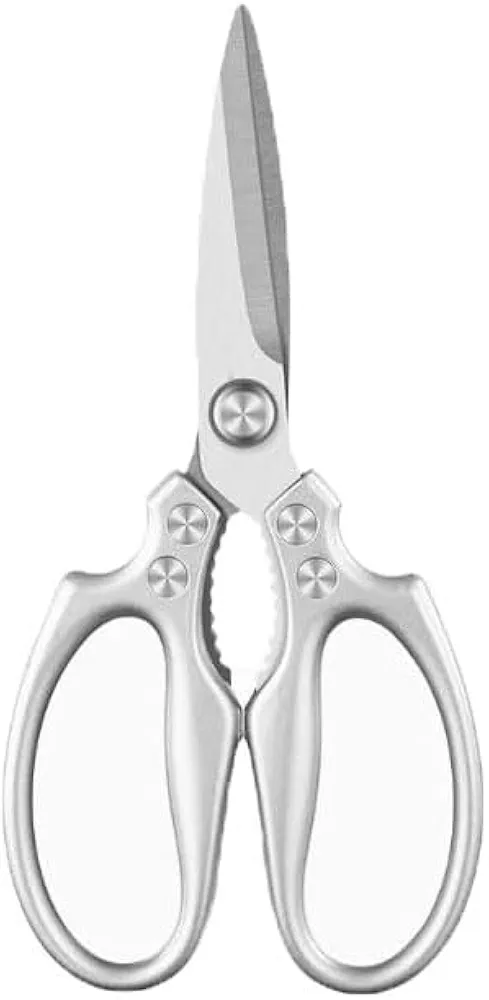 Kitchen Shears - Heavy Duty Utility Stainless Steel All Ultra Scissors for Food - Cooking Shears All Kitchen Sheath for Everyday, Dishwasher Safe Stainless Steel Scissors with Comfort Grip