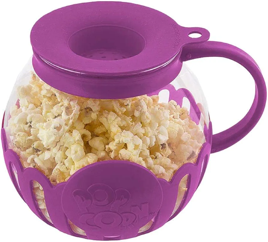 Ecolution 1.5qt Microwave Popcorn Popper in Gift Box (PURPLE)