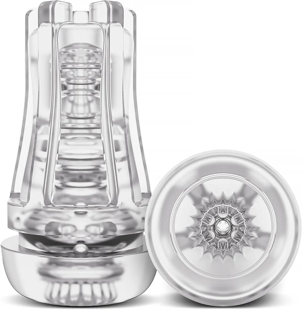 Replacement Sleeve for EINSEO Automatic Sucking Male Masturbator - 3D Realistic Textured Pocket Pussy Stroker Insert (Transparent)