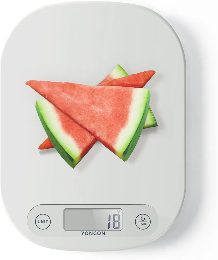 Digital Food Scale, Kitchen Scale Weight Grams and Oz, Milliliters, and Pounds, Digital Kitchen Scale for Cooking, and Baking, 11lb by 1g, High Accuracy