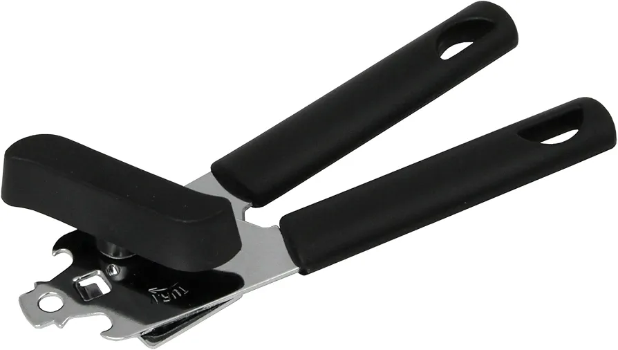 Chef Craft Select Plastic Handle Manual Can Opener, 7.5 inches in length, Stainless Steel