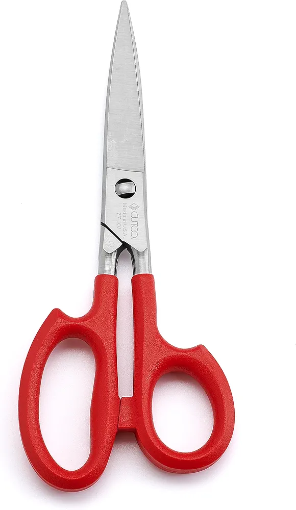 CUTCO Model 77 Super Shears with Red handles........High Carbon Stainless blades...........still in the box from the factory