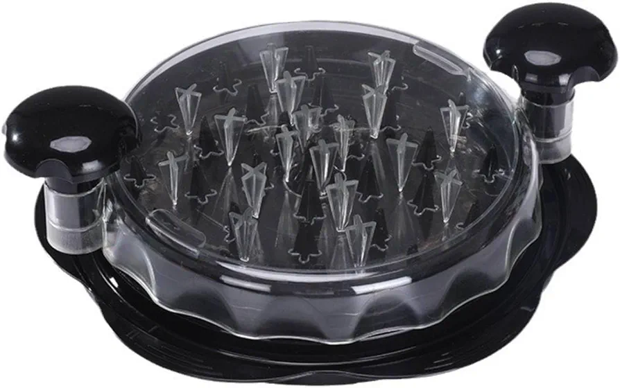 Chicken Shredder, Chicken Shredder Tool with Twist Anti-Slip Strip Ergonomic Handle, Meat Shredder Tool for Ground Food Dishwasher Safe, Suitable for Beef Pork Chicken