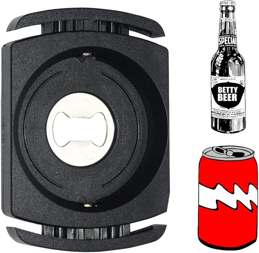Two-in-one Manual Cutting Can Opener for Beer, Iced Coffee, Soda, Canned Wine & Cocktails, Energy Drinks Can Top Remover for 8-19 Oz Beverage Cans, Household Bar Tool(Black)