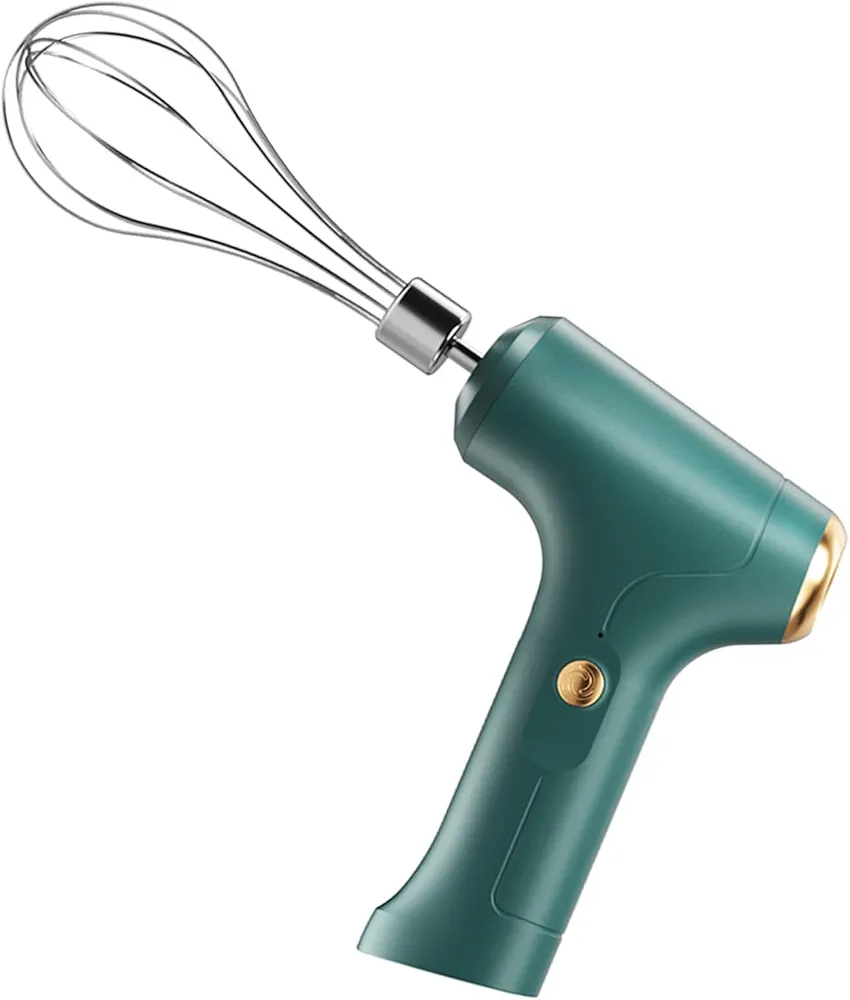 Rechargeable Eggs Beater With Adjustable Speed Kitchen Essential Cordless Hand Mixer 3 Speed Handheld With Beaters