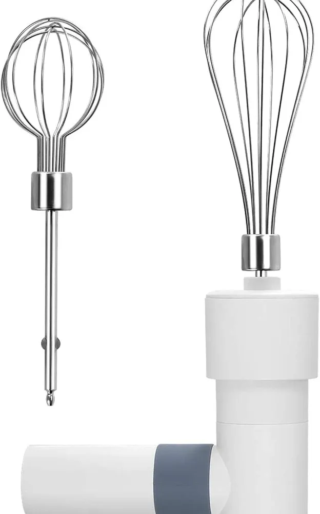 Electric Mixer Handheld Mixer, Lightweight Electric Hand Mixer Stainless Steel Egg Whisk with Egg Sticks Electric Kitchen Hand Blender Mixer,Rechargeable Battery Operated