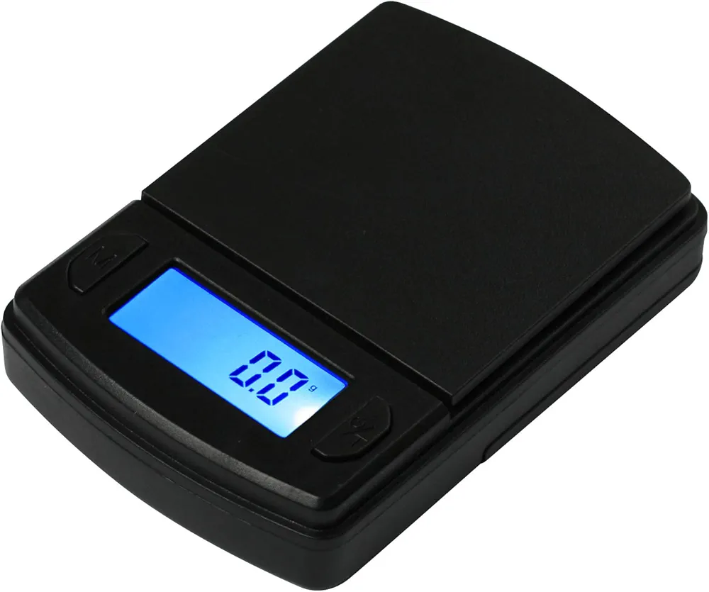United Scientific™ UNEDSCL-100 Precision Pocket Scale, 100g, 0.01g Resolution, Designed for use with Jewelry, Food, The Laboratory, or Classroom, 1 Each