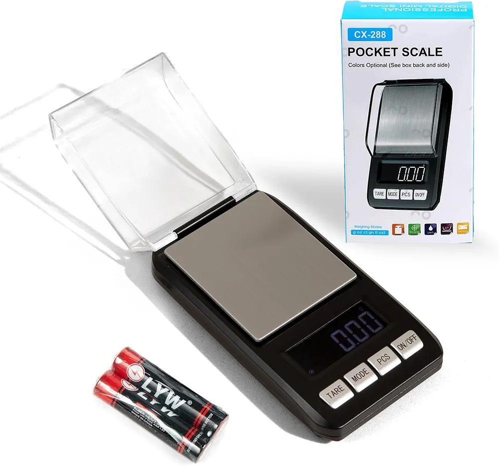 Mini Digital Scale 0.01X500g Accuracy Scale Food Scale Kitchen Scale for Coffee Medicine Weighing Scale Black Color