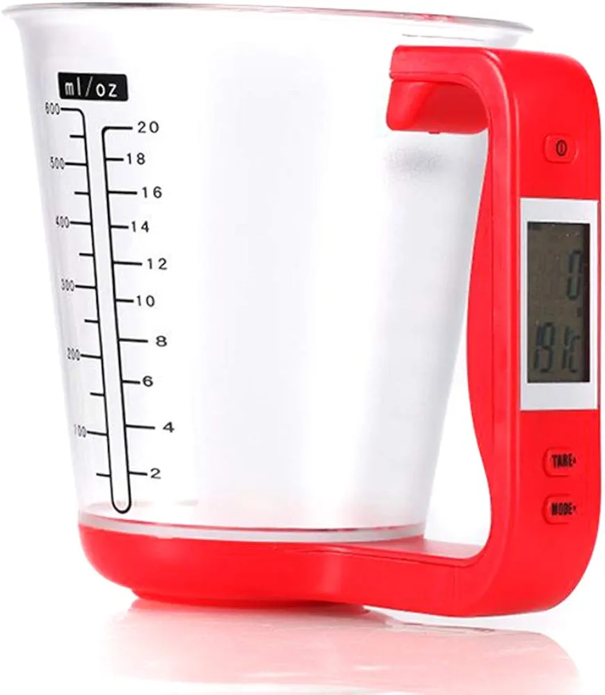 Kitchen Measuring Cup Scale LCD Digital Display for Baking Tea Weighting Coffee
