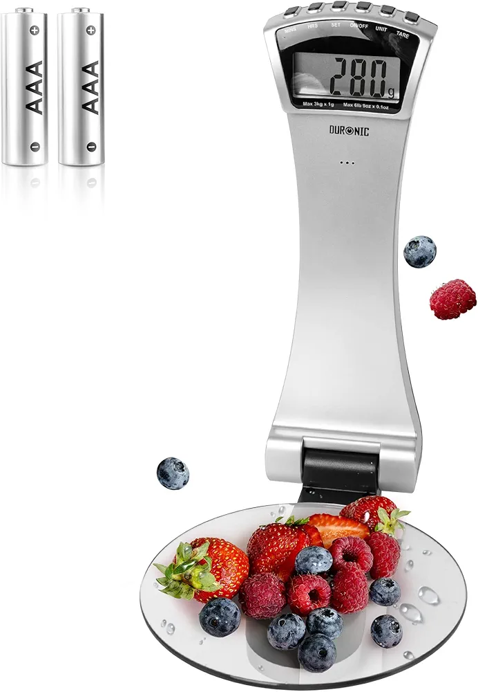 Duronic KS4000 Wall Mounted Digital Display 3KG (6.6lbs) Kitchen Scales