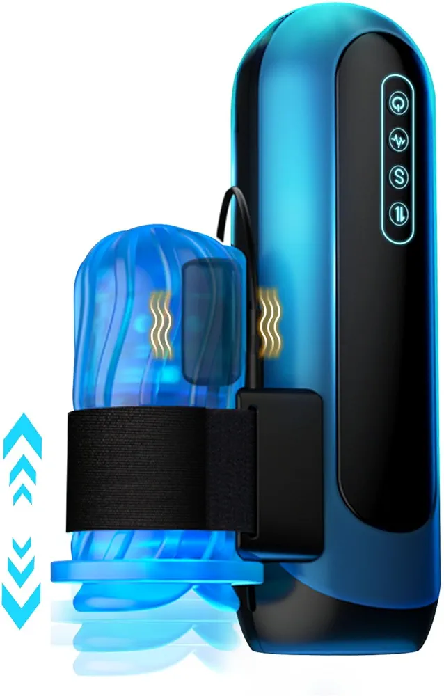 Sex Toys for Men Automatic Male Masturbator, Penis Pump with 7 Sucking & Roating & Licking Modes Fully Waterproof Blowjob Sex Toy for Men Pocket Pussy, Adult Male Sex Toy for Men