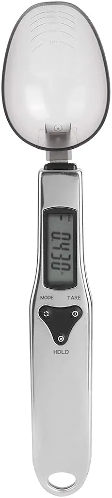 Topyond Mini Electronic Spoon Scale 500g/0.1g Kitchen Food Weighting Scales LCD Display and Nutritional Calculator for Healthy Eating Baking, Cooking Kitchen Gadgets