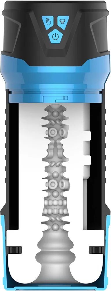13X Auto Milker Intense Sucking Masturbator for Men, 3 Speeds and 7 Patterns of Vibration, Black