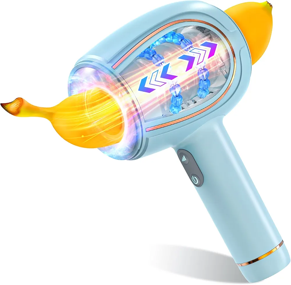 Automatic Male Masturbator, Foreglad Male Masturbators Cup with 7 Powerful Thrusting & 360° Bead Massage, Blowjob Machine Pocket Pussy for Men, Dual Open-Ended Penis Massager Sex Toys for Men