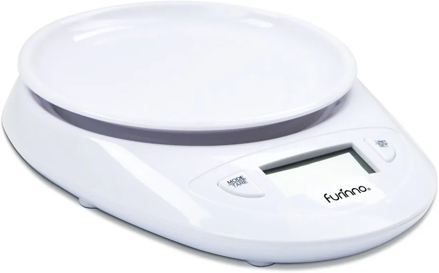 Furinno DaPur Precision Kitchen Scale, White