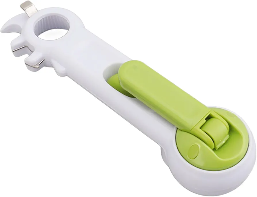 EMUKOEP 6 in 1 Can Opener ABS Ergonomic Easy To Hang Light Weight Multi Function Bottle Opener for Kitchen