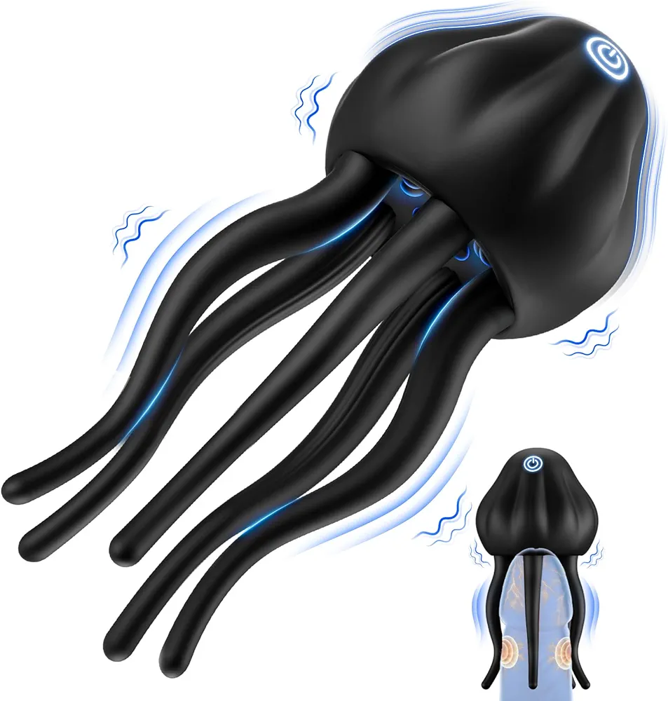 Male Sex Toys Penis Vibrator for Men - EINSEO Male Masturbator Stroker with 10 Vibrating Modes Wrapping Tentacle Male Vibrator for Penis Clit Nipple Stimulation, Adult Sex Toy for Men Women Couples