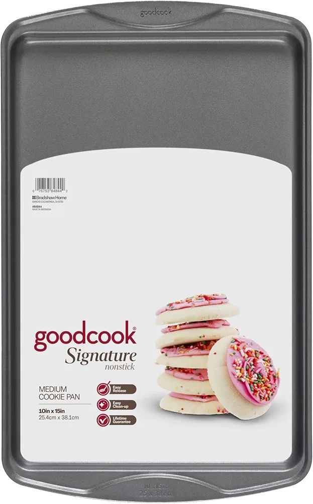 GoodCook Signature Baking Sheets, 15 x 10, Grey Non-stick
