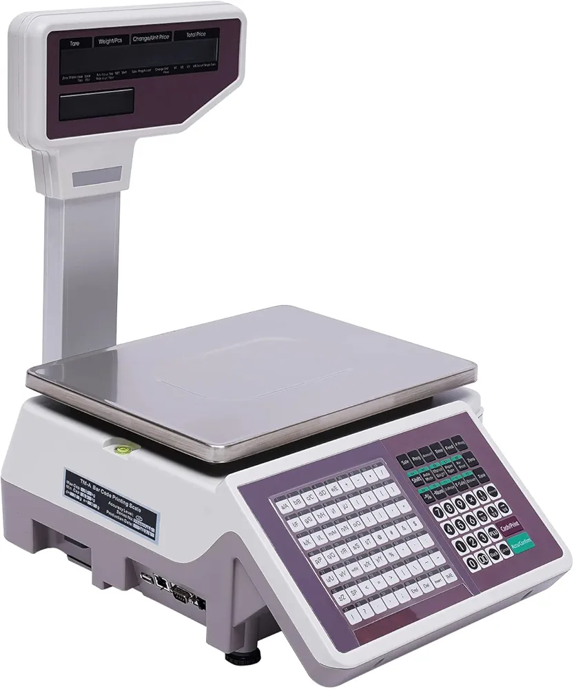 Digital Price Computing Scale, 66 LB Commercial Electronic Food Meat Produce Weight Scale Digital Scale for Farmers Markets, Grocery Stores, Delis