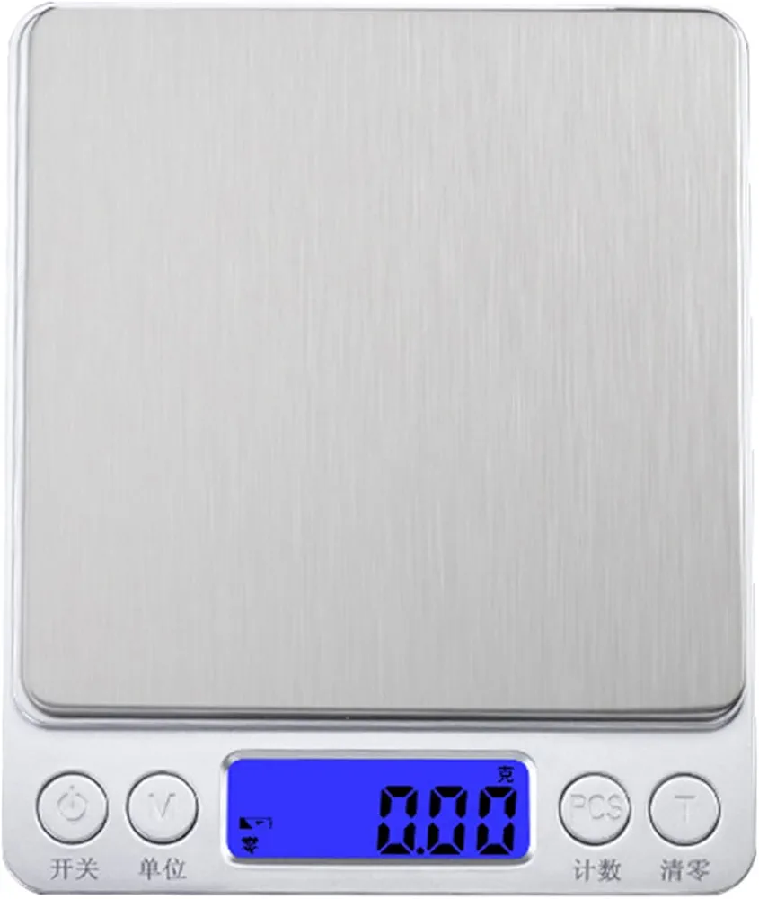 Smart Weigh Digital Pro Pocket Scale, High Accuracy Wide Range 0.1g to 2kg Compact Small Kitchen Scale Food Meat Scale Jewelry for Home Restaurant
