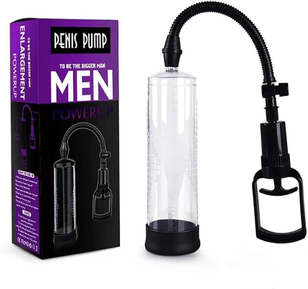 Penis Pump Set- Manual Vacuum Penis Enlarger Enlargement, Vagina Sleeve, Pumps & Enlargers, Men Sex Toys, Sex Products for Adult Couples…, Transparent