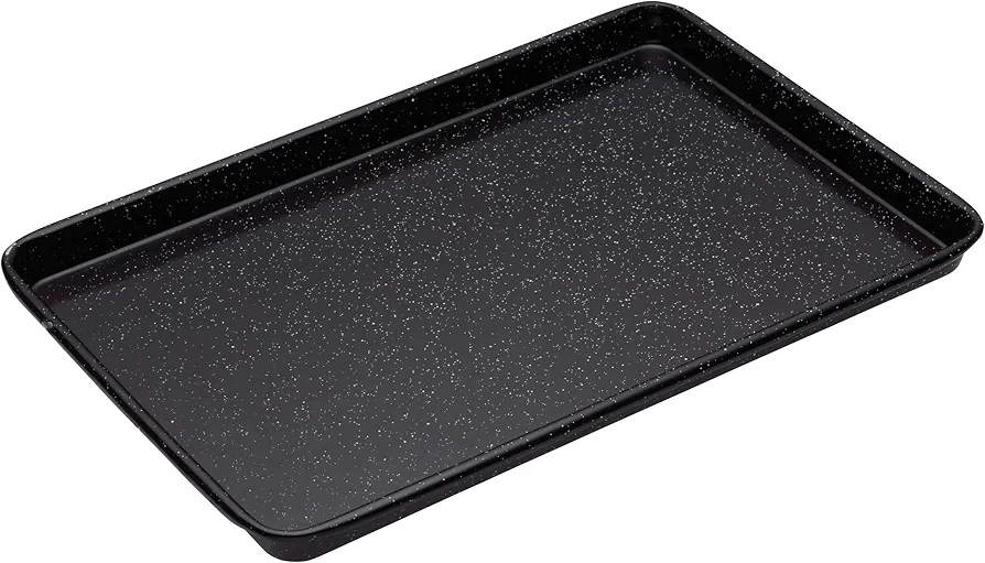 MasterClass KitchenCraft Professional Large Baking Tray, Vitreous Enamel, 39 x 27 cm