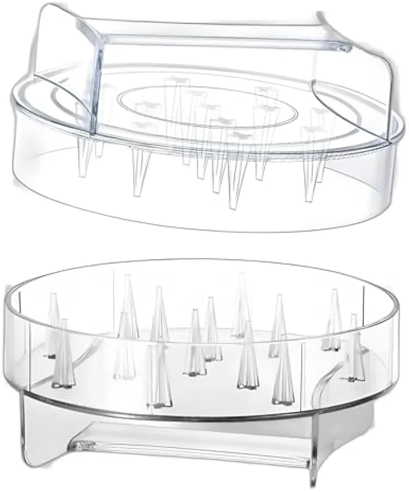 Fully Transparent Longer Spikes Make Chicken Shredder Tool Twist More Effective Full Transparency Chicken Shredder Machine Fully Transparent Meat Shredder Tool Twist