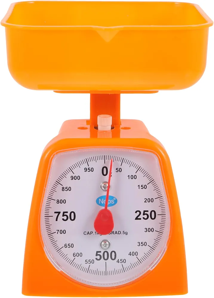 Mechanical Food Scale: Analog Kitchen Scale - for Teachers Elementary, Teacher Supplies, School Supplies