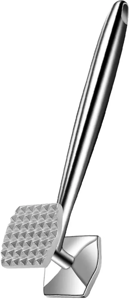 FOMIYES beef hammer kitchen accessories kitchen accesories meat mallet pork hammer chicken tenders home tools meat cuber fish tenderizer stainless steel meat tenderizer kitchen supply
