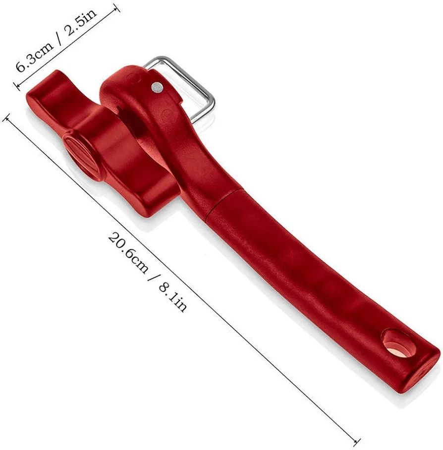 Opener Tin Stainless RD Manual Steel Side Can Multifunction Cut Kitchen，Dining & Bar Wine Rabbit (Red, One Size)