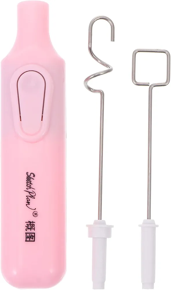 Wakauto Hand Mixer Hand Mixer 1 Set of Electric Paint Stirrers, Handheld Portable Stir Paint Tool for Art Making DIY Crafts (Without Batteries,) Hand Hand