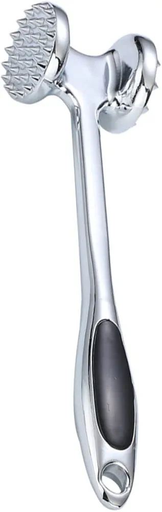PRETYZOOM 1pc Meat Hammer Beef Tenderizer Kitchen Mallets Beef Mallet Kitchen Mallet Tool Pork Knocking Hammer Kitchen Steak Hammer Household Tools Steak Pounder Pork Mallet Black Zinc Alloy