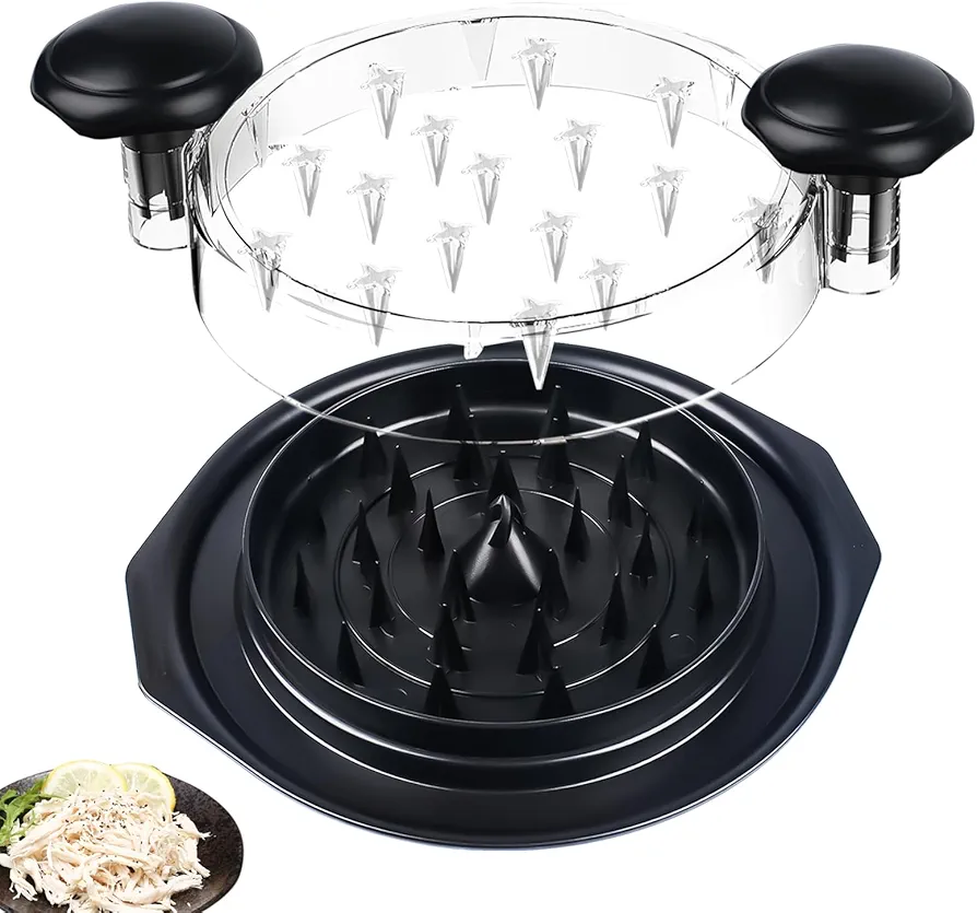Chicken Shredder, Visual Meat Shredder (With Cleaning Brush).POM Super Hard Food Grade Material, Non-Slip Strips, Ergonomic Handle, BPA Free.Suitable For Pork, Beef, Chicken And Other Meats.