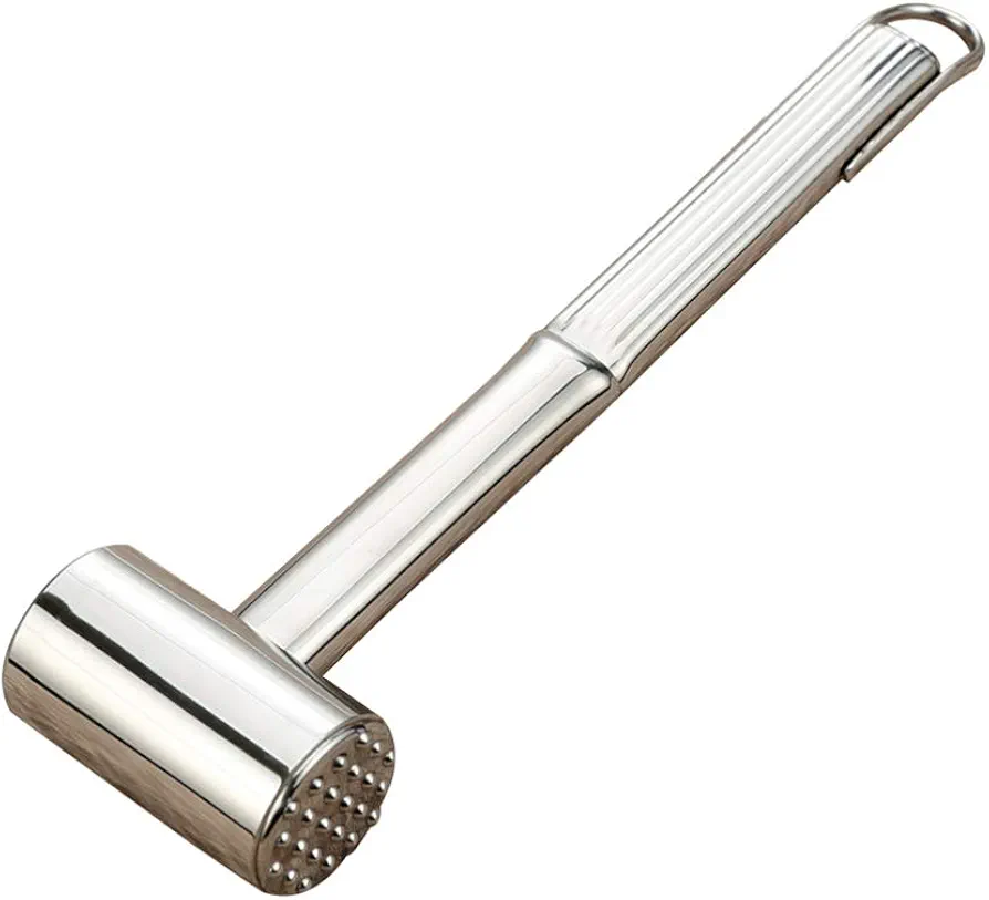 Hemoton Minced Meat Softener Kitchen Steak Hammer meat masher tool Tenderiser Hammer Chicken Pounder Seasoned Meat Tenderizer Meat Cuber Kitchen Tenderizers meat hammer tender meat