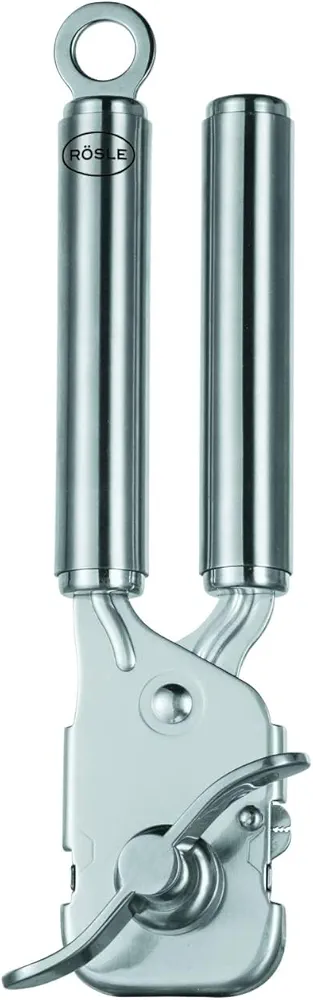 Rösle Stainless Steel Can Opener with Pliers Grip, 7-inch