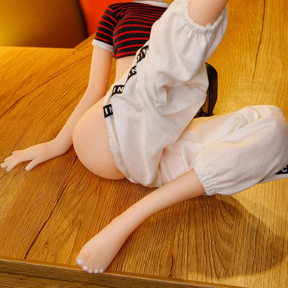 Life Size Sex Dolls Full Size Sex Doll for Men Full Body Sex Doll Realistic Love Doll Female Torso Male Masturbator Stroker with Big Boobs Ass Tight Vaginal and Anal (Nature 60CM)