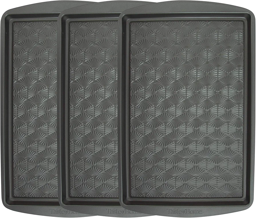 Taste of Home® Set of 3-15 x 10 inch Non-Stick Metal Baking Sheet