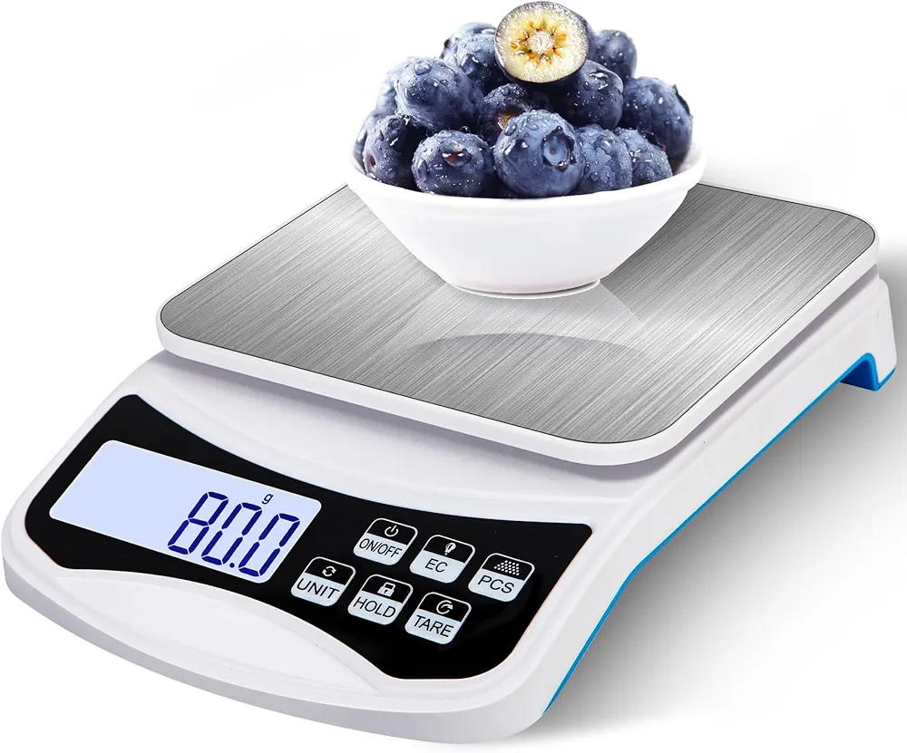 Digital Kitchen Scale 5000g/0.1g High Precision Lab Scale Accurate Electronic Analytical Balance Scientific Gram Scale for Kitchen Lab Jewelry Food Weighing