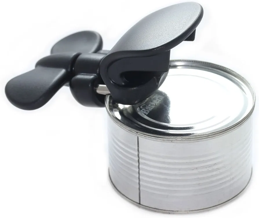 Soft Edge 3-in-1 Ambidextrous Safety Can Opener Jar Opener and Bottle Opener