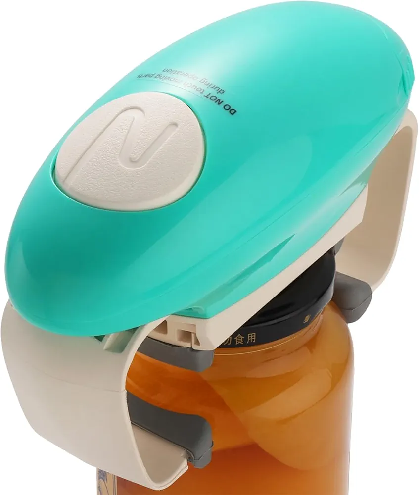 Electric Jar Opener, One Touch Automatic Jar Opener with Less Effort for Seniors with Arthritis, Weak Hands