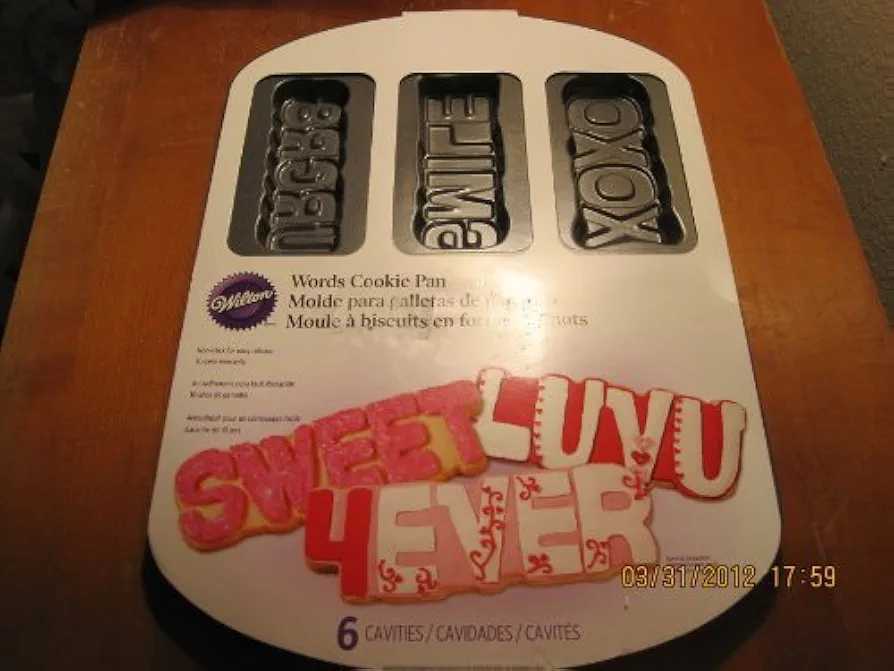 Wilton Words Cookie Pan