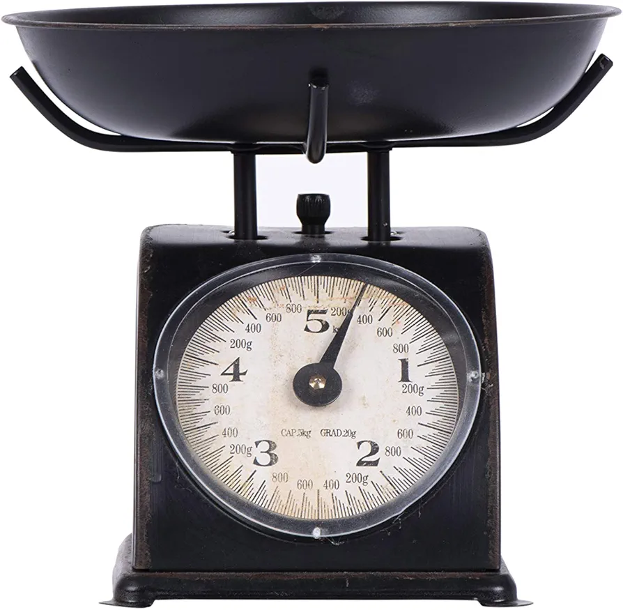 Creative Co-Op Antique Black Metal Scale