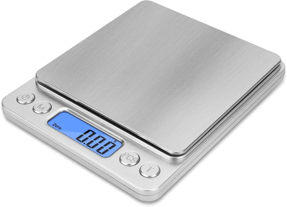 LCD Digital Kitchen Scale 3000g/ 0.1g Small Jewelry Scale Food Scales Digital Weight Gram and Oz Digital Gram Scale with/Tare 01 gram Scale