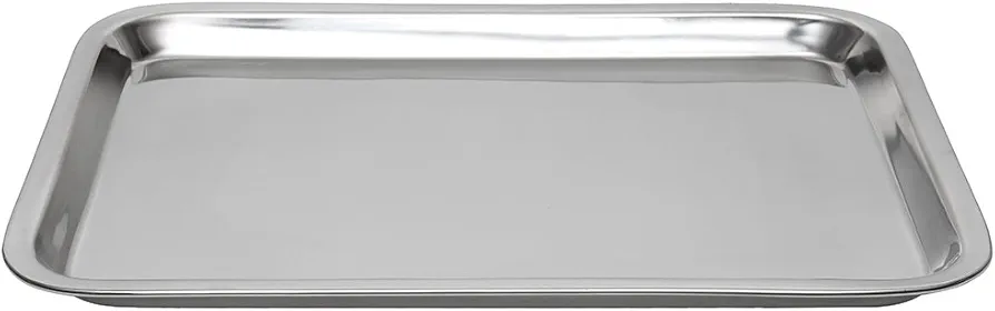 Lindy's Stainless Steel Heavy Baking Sheet, Non Toxic Baking Pan, Flat Oven Tray, Healthy Cookie Sheet