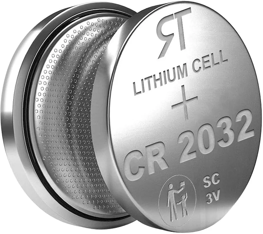 Rome Tech Smart Food Scale CR2032 Batteries Replacement Compatible with Escali Food Scale, AIYNND Food Scale, Salter 1066 BKDR15 Arc Kitchen Scale - CR 2032 Batteries for Smart Food Scale (2 pcs)