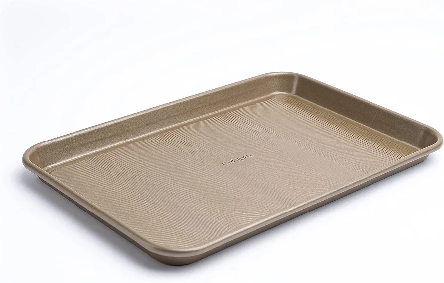 Cuisipro Medium Steel Baking Sheet Pan, 15.5x10.5 x1, Silver