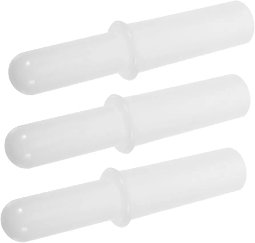 3pcs Maker Meat Pusher Heavy Duty Plastic Meat Tamper Stuffer Replacement Grinder Attachment For Maker Meat Grinder Mincer White