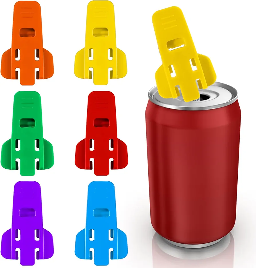 Soda Can Opener,Easy Can Opener,6Pcs Colors Manual Can Openers,Beer Can Opener Tool Suitable for Soda,Beer,Cola