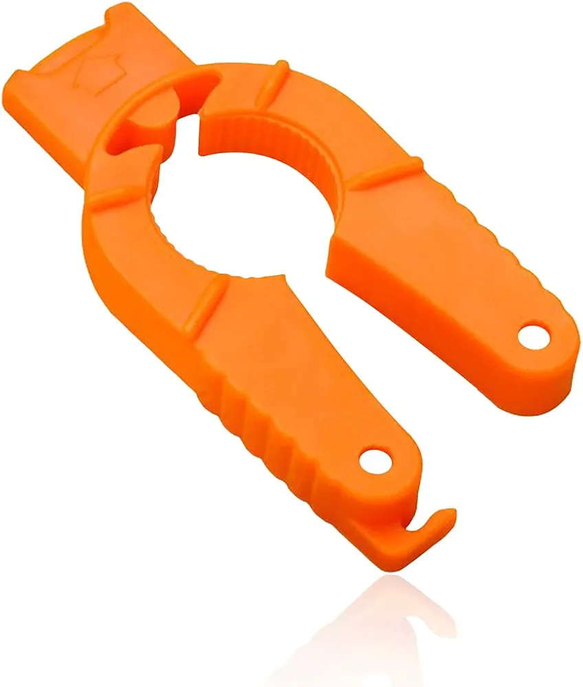 Multifunctional Bottle and Can Opener Orange Can Opener Twist-Off, Pull Tab Soup, for Weak Hands Adjustable Jar Lid Openers Jar Openers Plastic Water Bottle Opener