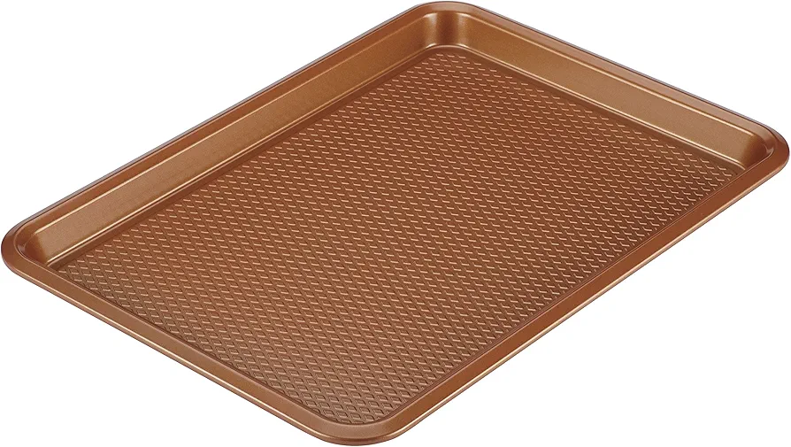 Ayesha Curry Nonstick Bakeware, Nonstick Cookie Sheet / Baking Sheet - 10 Inch x 15 Inch, Copper Brown
